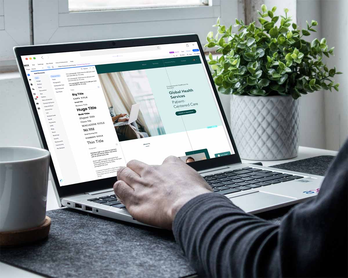 Custom website design illustration showcasing unique business branding