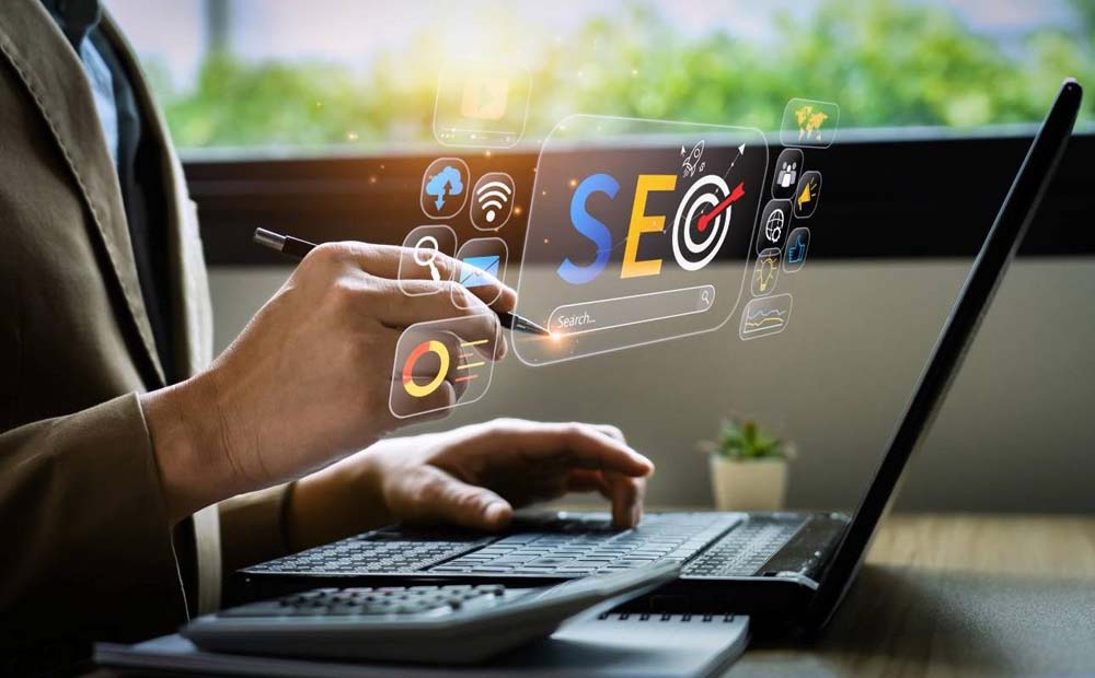 Local SEO experts working on optimization