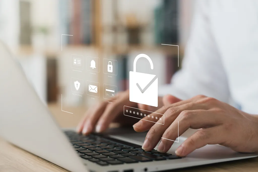 Website security SSL certificate illustration