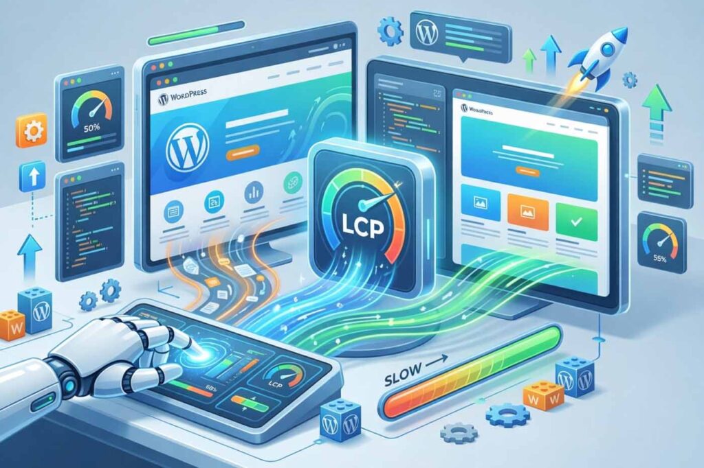 WordPress LCP optimization
